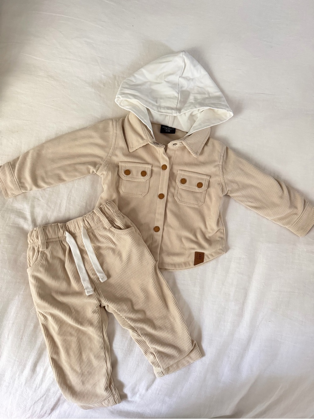 Little Bipsy Corduroy Shacket & Pants Set - 6-12 Months